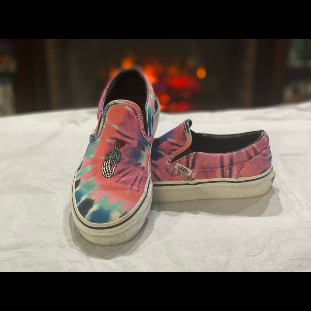 Classic Slip-On Vans| Tie Dye